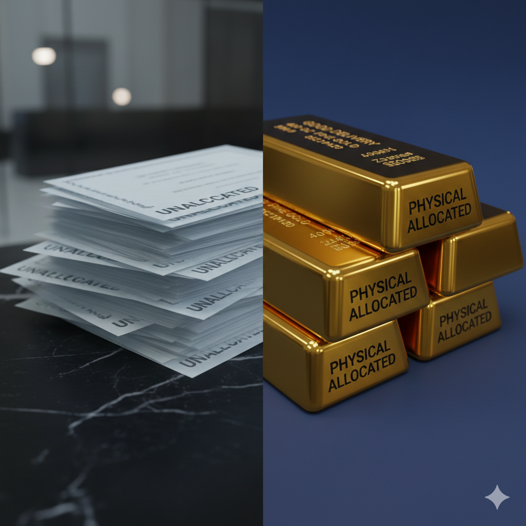 Allocated Versus Unallocated Gold